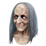 Populaarne Halloweeni &Otilde;udusn&otilde;ia Mask Hirmutav Lateksist Peakate Ballisaali, Baari ja Peo Esitusteks Old Witch Mask gray