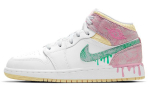 Jordan 1 Mid 'Paint Drip' GS DD1666-100 36