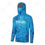 HUK Kalastusriided Meeste Pikkade varrukatega Kapuutsiga Mask UPF 50+ UV-kaitse XXS
