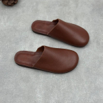 Johnature Ehtne Nahk &Uuml;mar Nina Lamedad Sussid Mitmek&uuml;lgsed Ja Mugavad Pehme Tallaga Naiste Slip-on Kingad 35 kohv