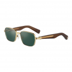 Cartier t&auml;israamiga disain atsetaatmetall ruudukujulised p&auml;ikeseprillid Meeste p&auml;ikeseprillid Pruun ESW00725 55,Brown