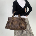 Millennium Hot Girl Vintage Mootorratta Tassikott Neetide ja Tuttidega, Retro Crossbody K&auml;ekott kohv