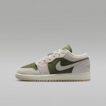 Jordan 1 Low SE Medium Olive Sail (GS) 37.5