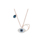 Swarovski Swa S&uuml;mbol Kurja Silma Kristall Roosa Kuld Kaelakee Naiste kaelakee Sinine 5172560 Pink Bowknot Box