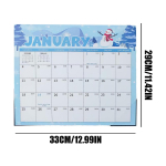 2026-2027 K&uuml;lmkapi Kalender Ajakava Planeerija 18 Kuuline K&uuml;lmkapi Kalender Magnetlihtne Korraldamiseks Kodu Elutuba &Otilde;ppetoa white