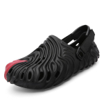 Meeste Paksude Taldadega Sandaalid Suvised V&auml;lispordi Jalan&otilde;ud Pehme Tald Beach Shoes EVA Materjal Mugavad Vabaaja Paaristiilis Sandaalid 44 black