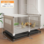 Jumbo Kr&uuml;pteeritud Kanakuut R&uuml;ndekindel Vutimaja Sahtliga Linnu Part Hani Talu Kasvatuspuur V&auml;listingimustes Loomade Aedik (as the picture,Package C )