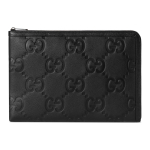 Gucci Double G Logo T&otilde;mblukuga Nahast Sidur Keskmine Meeste Sidur Must 792262-AABY0-1000 Basic Set (Bag+Dust Bag)