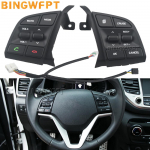 Multifunktsionaalne rool p&uuml;sikiiruse regulaatori nupud Hyundai Tucson 2015 2016 2017 2018 2019 jaoks Kaugjuhtimispuldi helitugevuse nuppude l&uuml;litid 1SET