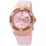 Guess W1053L3 Limelight Kristallroosa sihver Naiste k&auml;ekell 38mm roosa