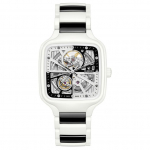 RADO radar Trueme seeria automaatne mehaaniline liikumine 80 tundi v&otilde;imsusreserv &Scaron;veitsi kell 38*44,2 mm &otilde;&otilde;nes sihverplaat keraamiline korpus keraamiline rihm R27073752 teemant