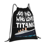 Lihtsalt poiss, kes armastab Titanicut Titanic Laev Kingitus Poistele Lastele 3D Prinditud Disain Seljakott &Otilde;pilase Kott Titanic Poistele Titanic OneSize black