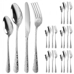6 komplekti s&ouml;&ouml;giriistade komplekt Roostevabast terasest s&ouml;&ouml;giriistade komplekt Elegantne tr&uuml;kitud lilleline metallist lauan&otilde;ud Kahvel Lusikas ja Nuga K&ouml;&ouml;gi igap&auml;evased tarvikud