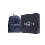 COACH Charter Denim Vasikanahaga Seljakott Suur Meeste Tume Sinine Gift Box Set (Basic Set + Black Gift Box) tumesinine v&auml;rv