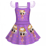 Baleriina Capuccina Itaalia Ajum&auml;danik Laste Halloweeni Kost&uuml;&uuml;m T&uuml;drukute Printsessi Kleit S&uuml;nnip&auml;evaks Halloweeni Karnevali Peo Kost&uuml;&uuml;m 100cm(2-3Years)