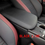 K&auml;etoe karbi kate Lexus NX 2015 2016 2017 2018 2019 2020 2021 Sisekonsooli pinnakate Padi Vasak rool black line gray