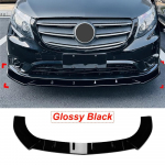 Auto esiosa splitter spoiler Mercedes Benz Vito W447 2016-2023 kaitseraua kate tera tuuning aero kerekomplekti osad ABS Glossy Black