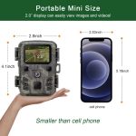 SUNTEKCAM WIFI301 Looduskaamera, 24MP, 1296P HD Video, WiFi, Bluetooth, 940nm LED, IP65 Veekindel