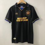 93-94 Manchesteri klub Manchester United must Nr. 7 CANTONA retro jalgpallis&auml;rk piiri&uuml;lene jalgpallis&auml;rk XL gray