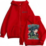 Anime The Apothecary Diaries Maomao T&otilde;mblukuga Huppar Meestele Naistele Vabaaja &Uuml;le suuruse T&otilde;mblukuga Dressipluus Meeste Mood Vintage T&otilde;mblukuga Jakk 3XL punane