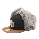 New Era 59FIFTY Dogear MLB ONSPOTZ SD Suurus 7 59Fifty Dogear V&auml;rv MLB San Diego Padres Kahev&auml;rviline M&uuml;ts, Eksklusiivne, Must, 3/4, 2-Toon gray