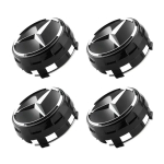 4 tk/partii 75mm A0004000900 Auto rattakatte embleem logo Mercedes Benz AMG C43 C63 E43 E53 E63 W205 W213 Tarvikud black