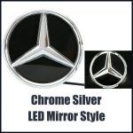 Esiv&otilde;re Kroomitud T&auml;he Embleem Must M&auml;rk Esiv&otilde;re Kroomitud Embleem Sobib Mercedes Benz V-klassile W447 2021-2023 LK9
