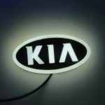 Kia Soul'i autole 4D LED esitulede tagatulede embleemi kleebis Kia GT-Line Sportage Ceed Rio Picanto Sorento Soul Cerato Venga Forte K9 Cadenza jaoks valge