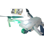 VIFLY Stroboskoopvalgusti, kokkup&otilde;rkevastane valgusti FAA &ouml;&ouml;lendamiseks, sobib DJI Mini 3 Pro/Mini 4 Pro/Mini 2/Air 3/Air 3S/Mavic 3/Mavic Strobe-Universal 1 pack white