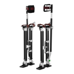 VEVOR Gipsplaadi stiltsid Alumiiniumist t&ouml;&ouml;riista stiltsid 61 cm-102 cm Reguleeritavad Maalimiseks Must must