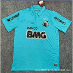 Santos FC 2011-12 Kodune Retro Jalgpallis&auml;rk Neymar 11 Valge Laste Noorte Jalgpallis&auml;rk Small