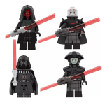 4-pakiline planeediseeria ehitusplokkide minifiguurid Skywalker s&otilde;dalane Darth lahingum&auml;nguasjade komplekt