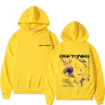 Deftones Diamond Eyes Albumi Graafiline Huppar Meestele Naistele Retro Gooti Rock Streetwear Mehelik Vabaaja Fliis Puuvill &Uuml;legabariidilised Hupparid L yellow