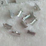20 tk. lindi klambrid, kokkupressitud otsad, k&auml;ev&otilde;ru DIY ehete leidude &uuml;hendus 20mm by 6mm antiikne pronksiv&auml;rv