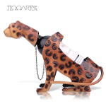 TOOARTS Leopard Veiniriiul Leopard Metallist Skulptuur Kodu Interj&ouml;&ouml;r K&auml;sit&ouml;&ouml; Uus