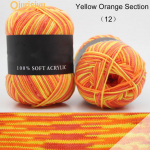 50g Kolmekordse kaubam&auml;rgiga kudumine heegeldatud piim puuvillane beebivillane l&otilde;nga partii