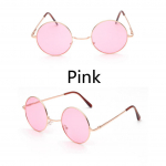 naiste retro &uuml;marad prillid l&auml;&auml;tsed p&auml;ikeseprillid prillid prillid Metallraam Style 1