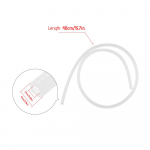 Creality 3D PTFE teflon Bowden toru 2mm ID 4mm OD 40cm Pikkus Ender-3 3D printerile 1,75 h&otilde;&otilde;gniit, valge