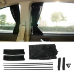 Universaalne Black Mesh Interlock VIP auto aknakardin p&auml;ikesevari visiir UV-plokk