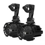 2tk mootorratta esitulede LED udutulede kaitsed koos juhtmestikuga BMW R1200GS F800GS jaoks must