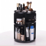 ABS Spin Rotating Cosmetics Makeup Box Display Brush Tool Organizer 3 v&auml;rvi ONE SIZE must