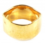 Kullatud s&otilde;rmus  Zen Hammered 52 kuld