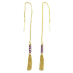 7bis [Q6235] - K&auml;sit&ouml;&ouml;k&otilde;rvar&otilde;ngad 'Boho' vana roosa kuld - 70x3 mm Heleroosa