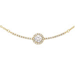 Altesse [Q9835] - kullatud kaelakee  Sissi  valge kuld - 35x7 mm valge