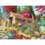 T&auml;is&uuml;mmargune teemant 5D DIY teemanttikandid Koera elu teemantmaal Ristpistes kivikivi 20X30CM