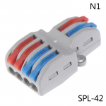 Vedruhoova klemmiplokk elektrikaabli juhtme pistik PCT-222 SPL-62 SPL kq SPL-62