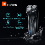Enchen BlackStone 3 elektriline pardel 3D kolmekordse ujuva teraga peaga raseerimismasinad meeste n&auml;ohabeme trimmer USB laetav masin Black