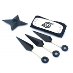 Scione Anime multifilm kunai komplekt Shurikeni peapael Cartoon Anime Cosplay plastist rekvisiidid Ninja relva kingitused