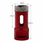 M14 6-28 mm lahtise graniidist jootmise auguga marmorist vaakum-teemantpuur 6 mm