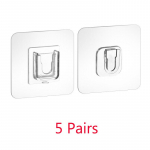 Kahepoolne kleepuv seinakonksud riidepuu Tugevad l&auml;bipaistvad konksud imikork Sucker seinahoidik k&ouml;&ouml;gi vannitoa jaoks